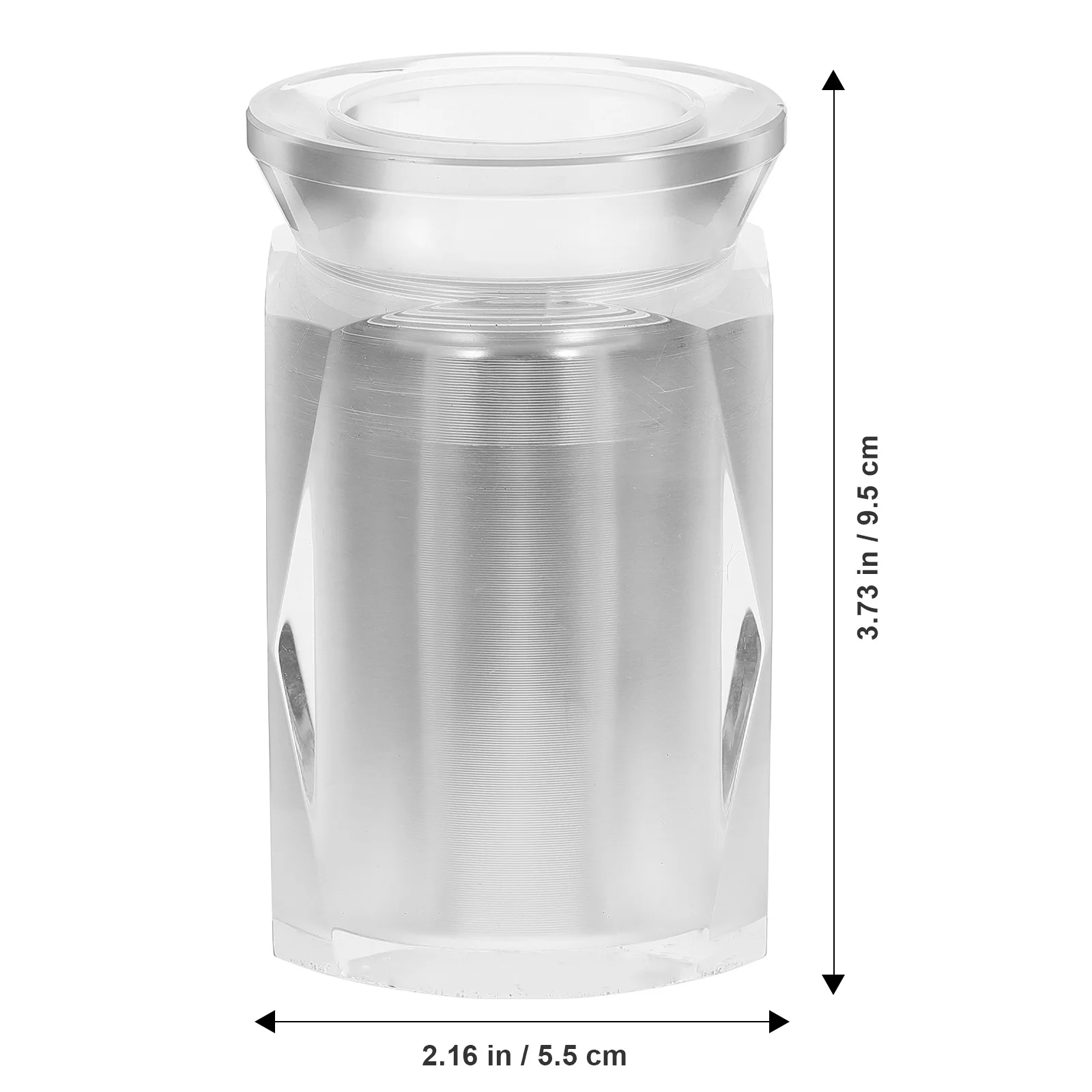 

Small Pet Cremation Cinerary Container Hard Durable Crystal Urn Lid Unscrew for Cat Dog Ashes Memorial Small Urns for Ashes