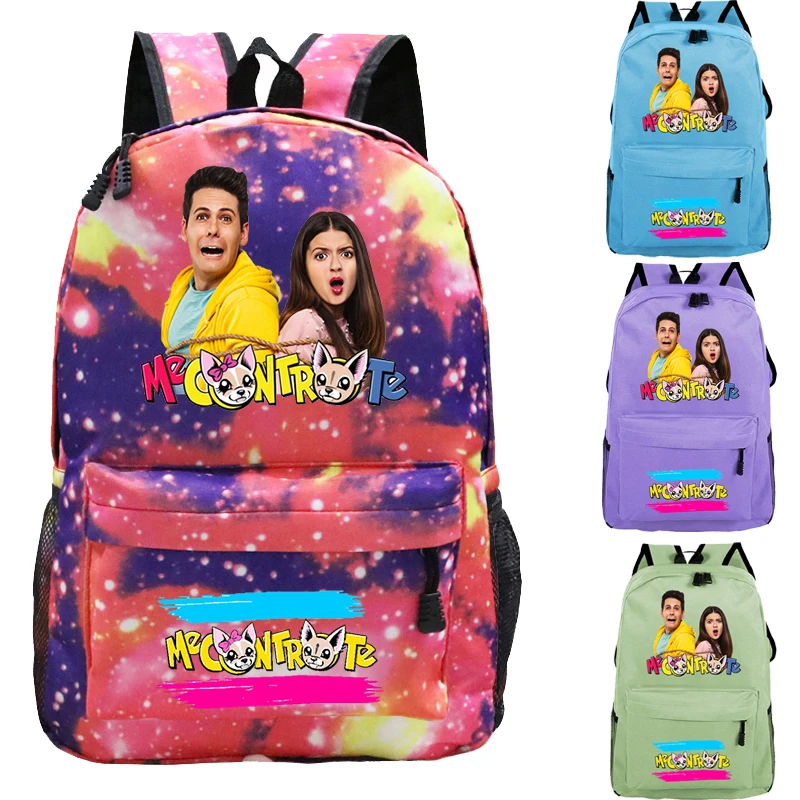 

Y2K Boys Girls Schoolbag Me Contro Te Large Capacity Back Pack Funny Sofia Luigi Pattern Student Bookbag Outdoor Travel Backpack