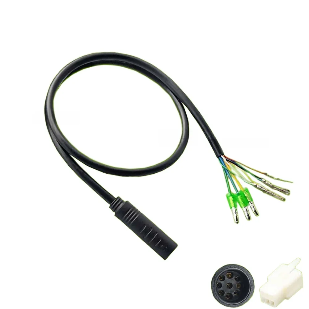 Motor Power-Cable For Ebike For 250W–1000W Motors 9pins Motor Extension Cable For 250W–1000W Motor Power-Tools Parts