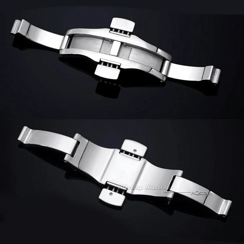 Stainless Steel Clasp for Tissot 1853 T035617 T035439 Watch Buckles Double Press Watch Strap Butterfly Buckle Solid Steel Buckle