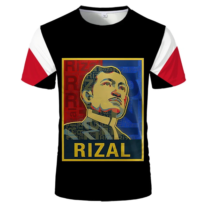 تي شيرت علم فلبيبين للرجال ، مطبوع ثلاثي الأبعاد ، تيشيرتات رياضية لكرة القدم ، تيشيرتات كاجوال برسومات ، تيشيرت صيفي ، تيشيرت جديد ،