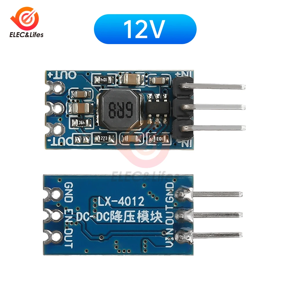 1.2A DC-DC Buck Step Down Converter Board Module 6-40V to 5V 13-40V to 12V DC DC Voltage Regulator PCB Board Power Buck Module