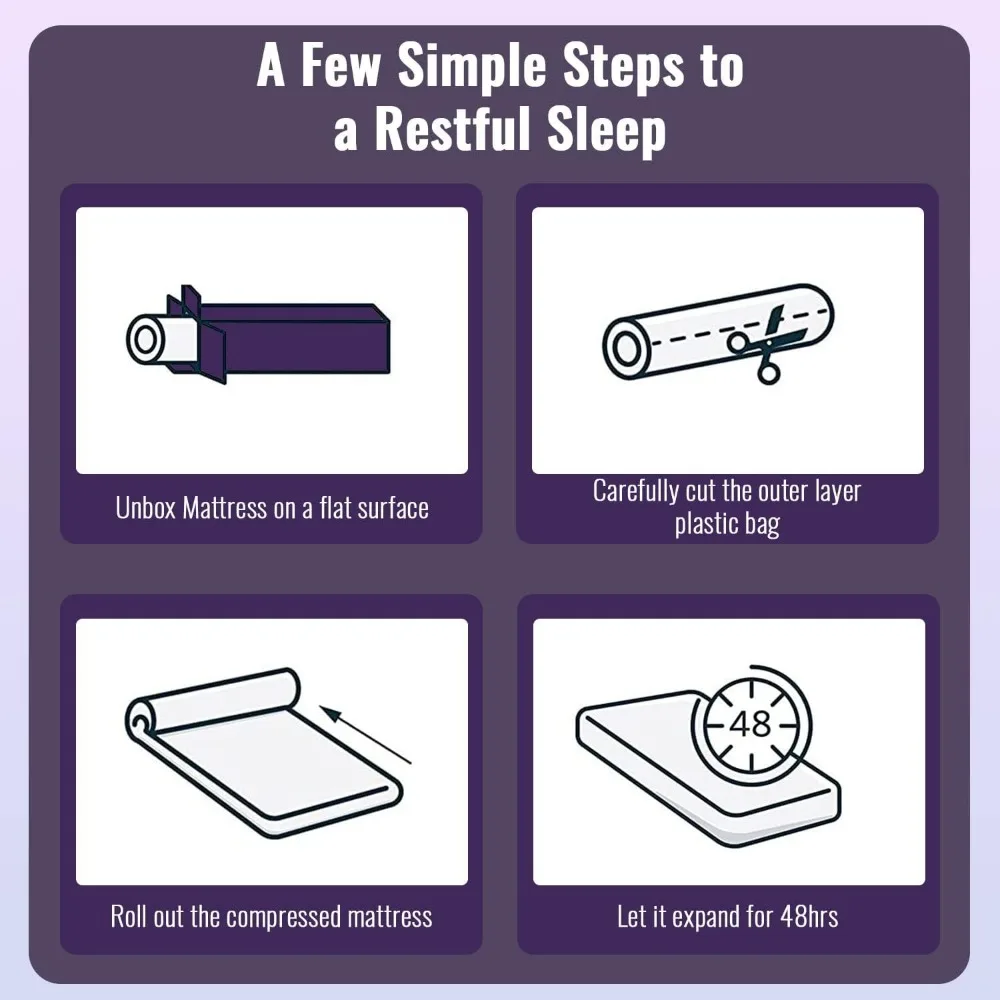 مرتبة إسفنجية ميموري مقاس 10 بوصة مع جل فحم الخيزران وغطاء ناعم قابل للإزالة معتمد من CertiPUR-US لـ Comfortable S #5