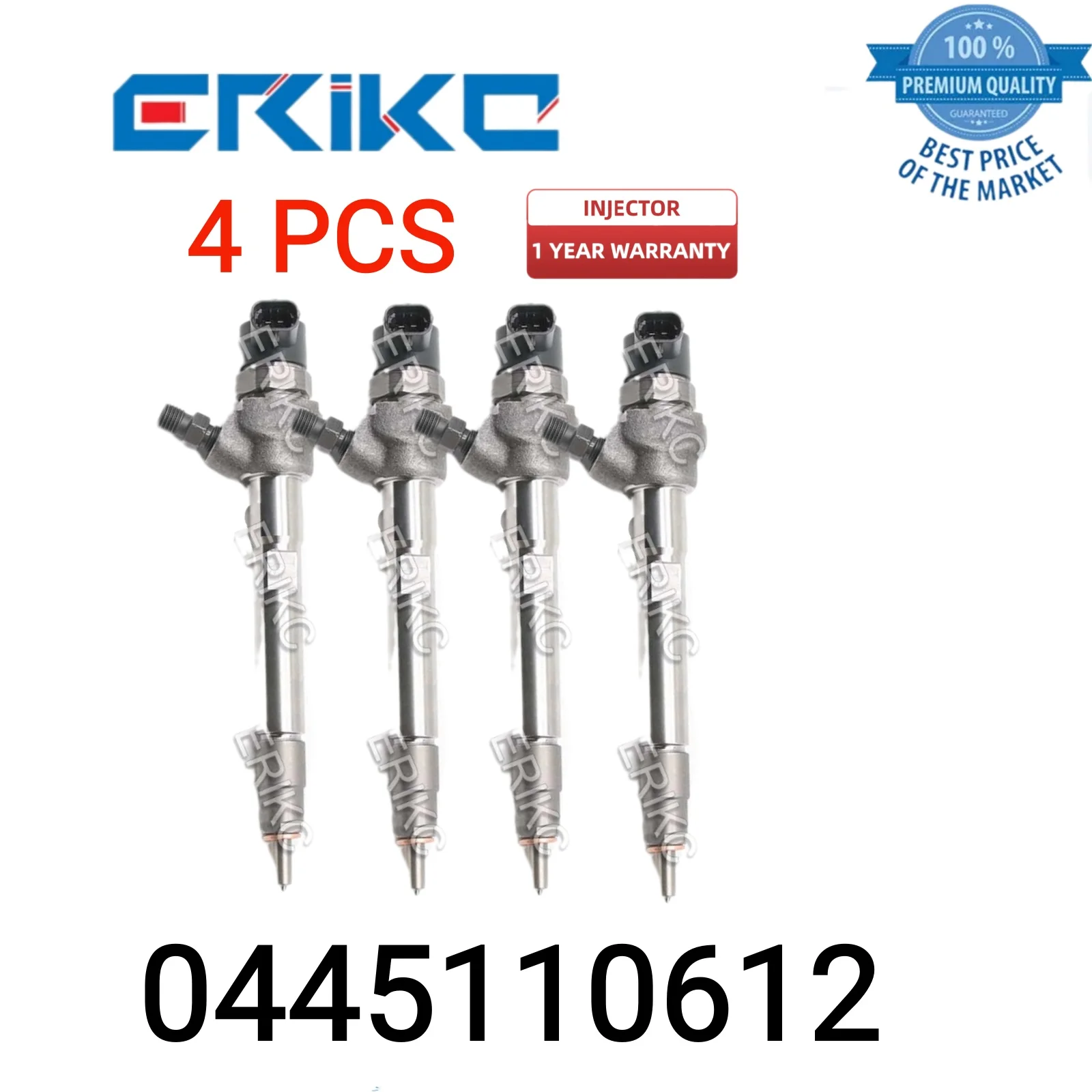 4 PCS 0445110612 Automotive Parts Fuel Injector 0 445 110 612 Nozzle Injector 0445 110 612 Auto Electric Fuel Injector