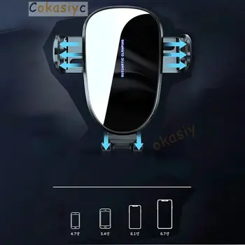 Držák telefonu do auta pro Mercedes Benz třídy C C200 260 300 W205 2015 2016 2017-2021, speciální pevný držák, bezdrátové nabíjení 8 nejlepší prodej držák telefonu pro Mercedes-Benz C200 - №7