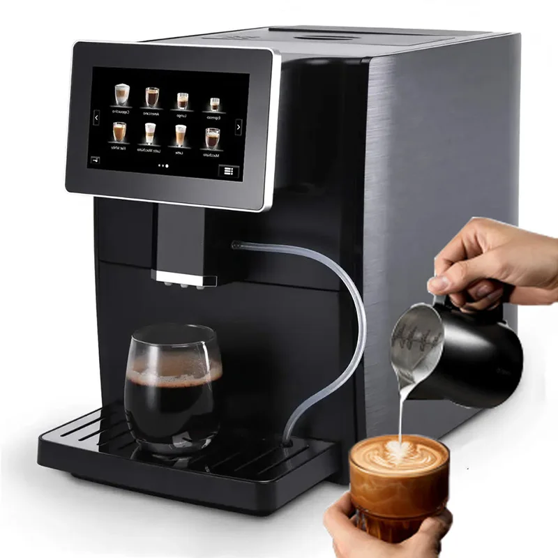 

Coffee Maker Machine Automatic Smart Cappuccino Latte Profesional Superautomatic Espresso with IOT System