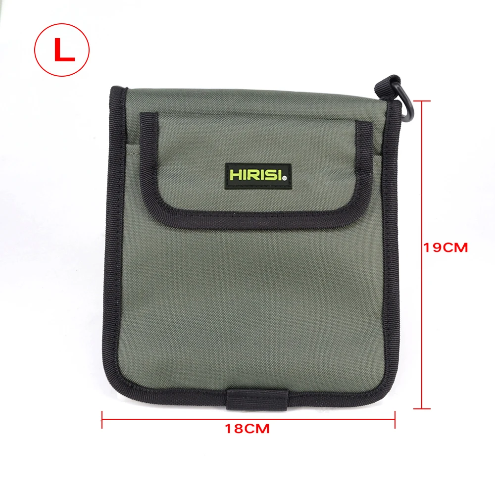 Hirisi Fishing Rig Bag Tackle Zubehör Aufbewahrungstasche für Karpfen Angelgerät Rigs Wallet Hair Rigs Transparente Tragetasche W122