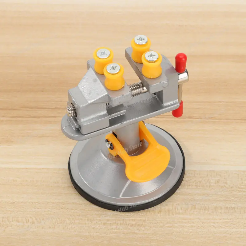Aluminum Alloy 360 Universal Suction Cup Table Vice Multi Specification Machine Tool Rotary Table Flat Mouth Pliers Table Vice