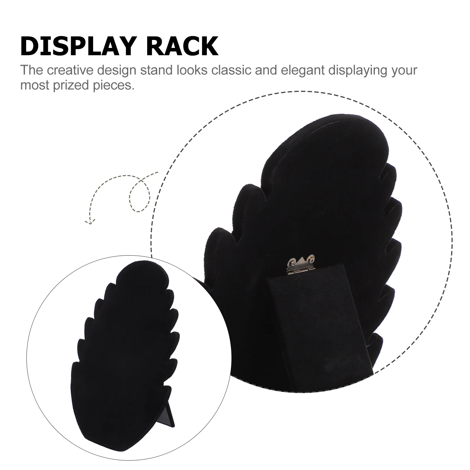 

1pc Jewelry Display Necklace Bracelet Storage Organizer Shop Decoration Exquisite Holder Elegant Creative Stand Decorative Rack