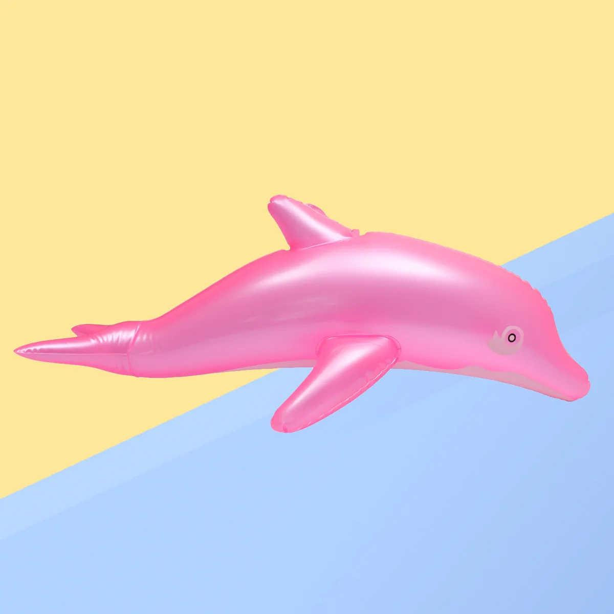 الوردي نفخ دولفين السباحة ركوب على حوض السباحة تعويم حوض الاستحمام سبلاش اللعب لعبة الشاطئ في الهواء الطلق الصيف حزب التبعي #6