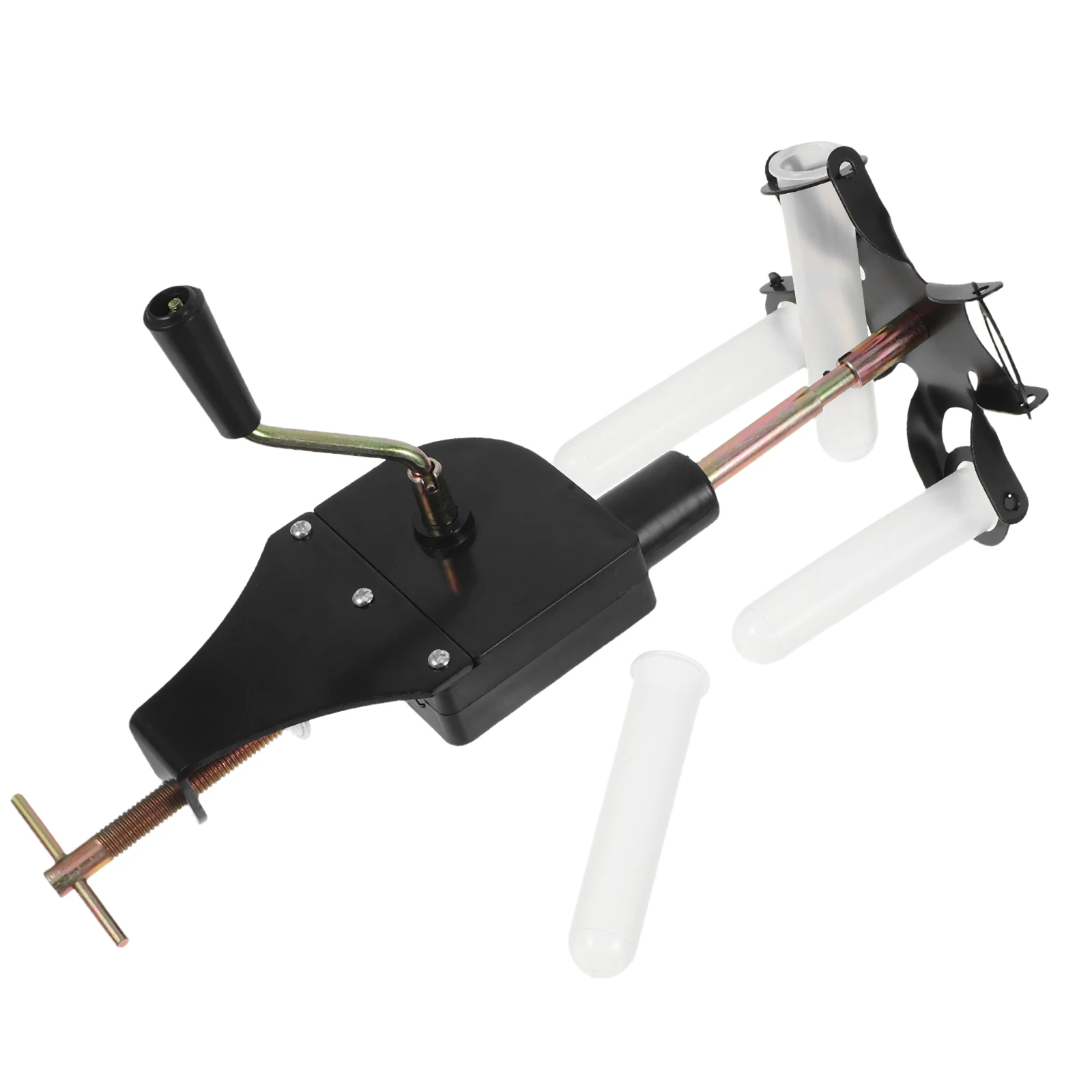 

Hand Crank Manual Machine For Tubes Fixed Table Top Use Black High Efficiency Stable Versatile