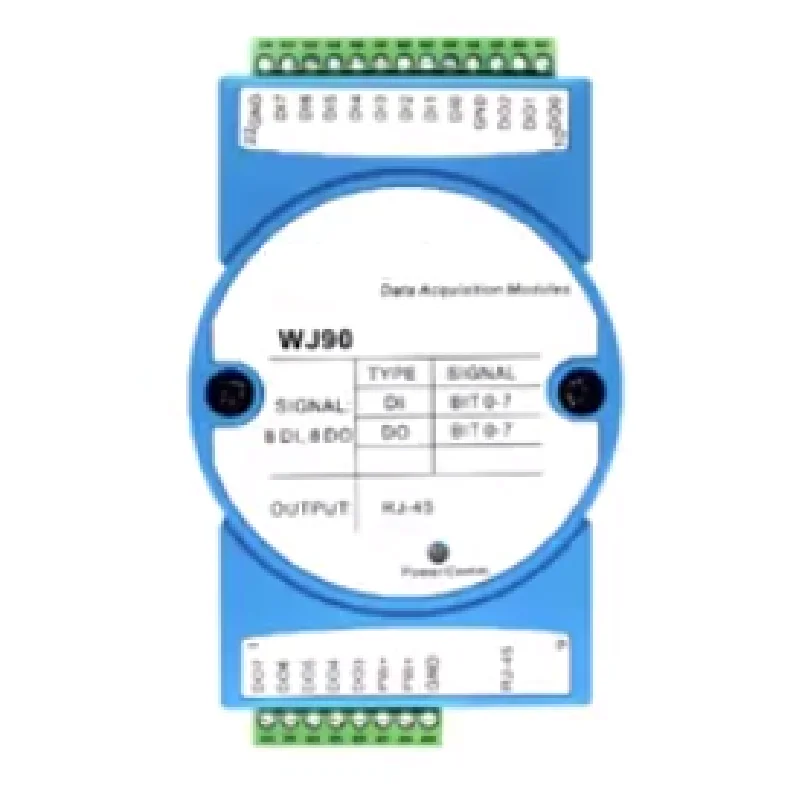 8-channel DI 8-channel DO Switching quantity Modbus TCP data acquisition module digital signal to webpage WJ90