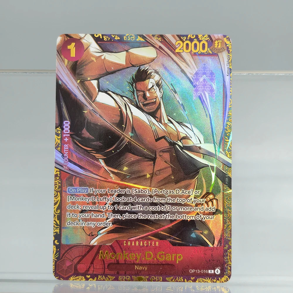 Self Made Proxy One Piece English Treasure Cup Luffy OP13-016 Garp