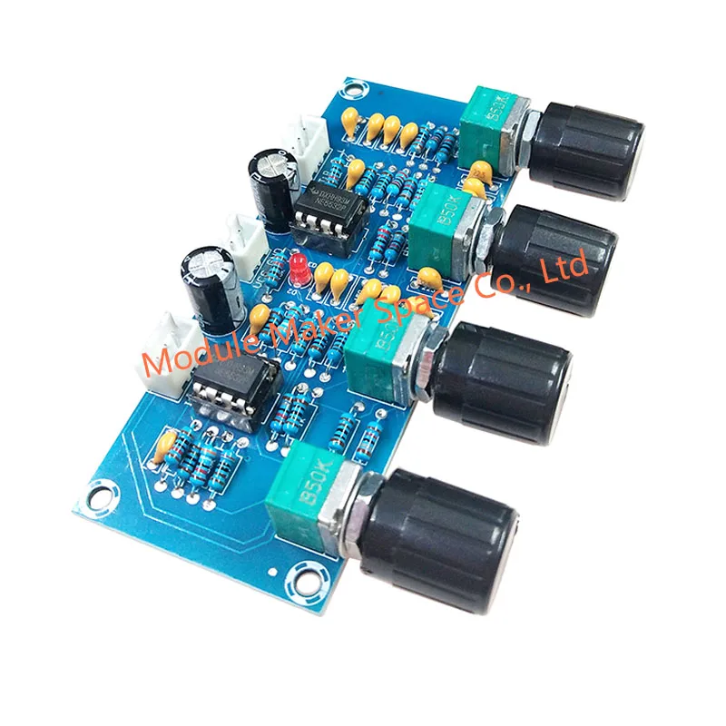 XH-A901 NE5532 Preamp Tone Control Board - Bass/Treble/Volume Adjustment, Hi-Fi Audio Preamplifier Module for Amplifier