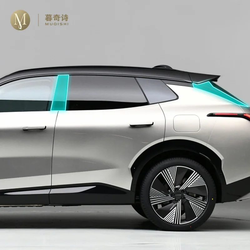 

Для Lynk & Co 08 2023-2024 Защитная пленка для окон в центре столба, защита от царапин, автомобильный протектор, внешние аксессуары, пленка из ТПУ PPF
