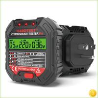 HABOTEST HT107 Pro Socket Tester Voltage Test Socket Detector Ground Zero Line Plug Polarity Phase Check US Plug Durable