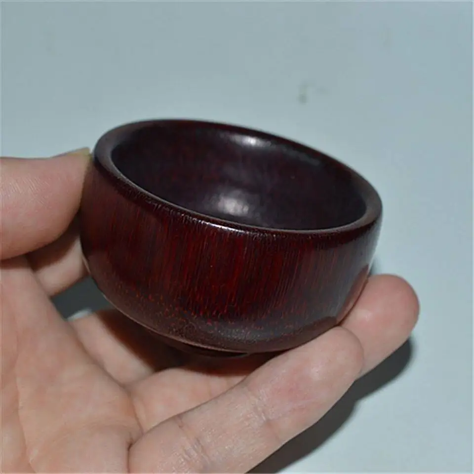 Antique miscellaneous collection old-fashioned ox horn cup wine cup teacup Folk art collection retro crafts