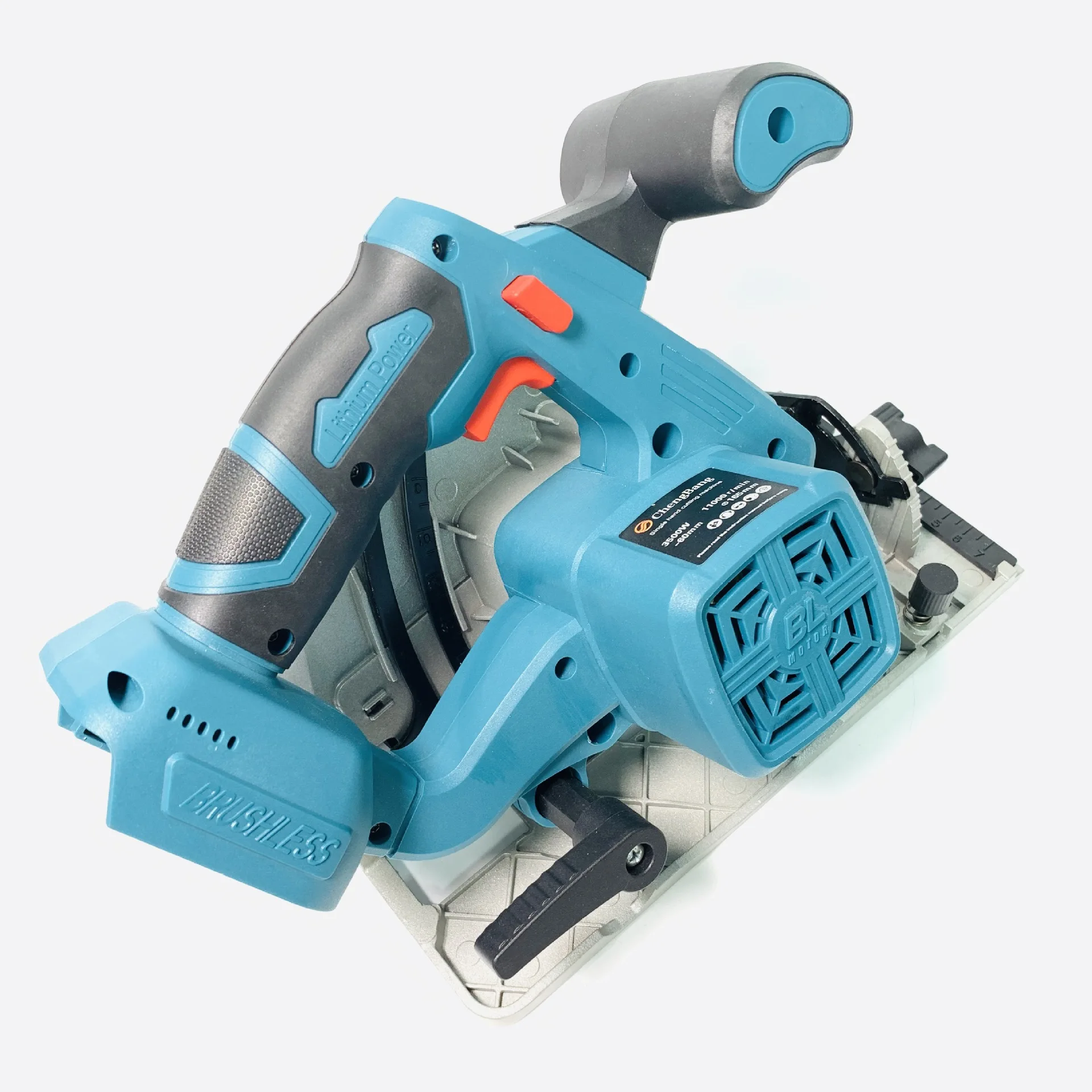 Lithium rechargeable electric brushless electric circular saw 165 mm portable cutting machine charging saw Makita Battery