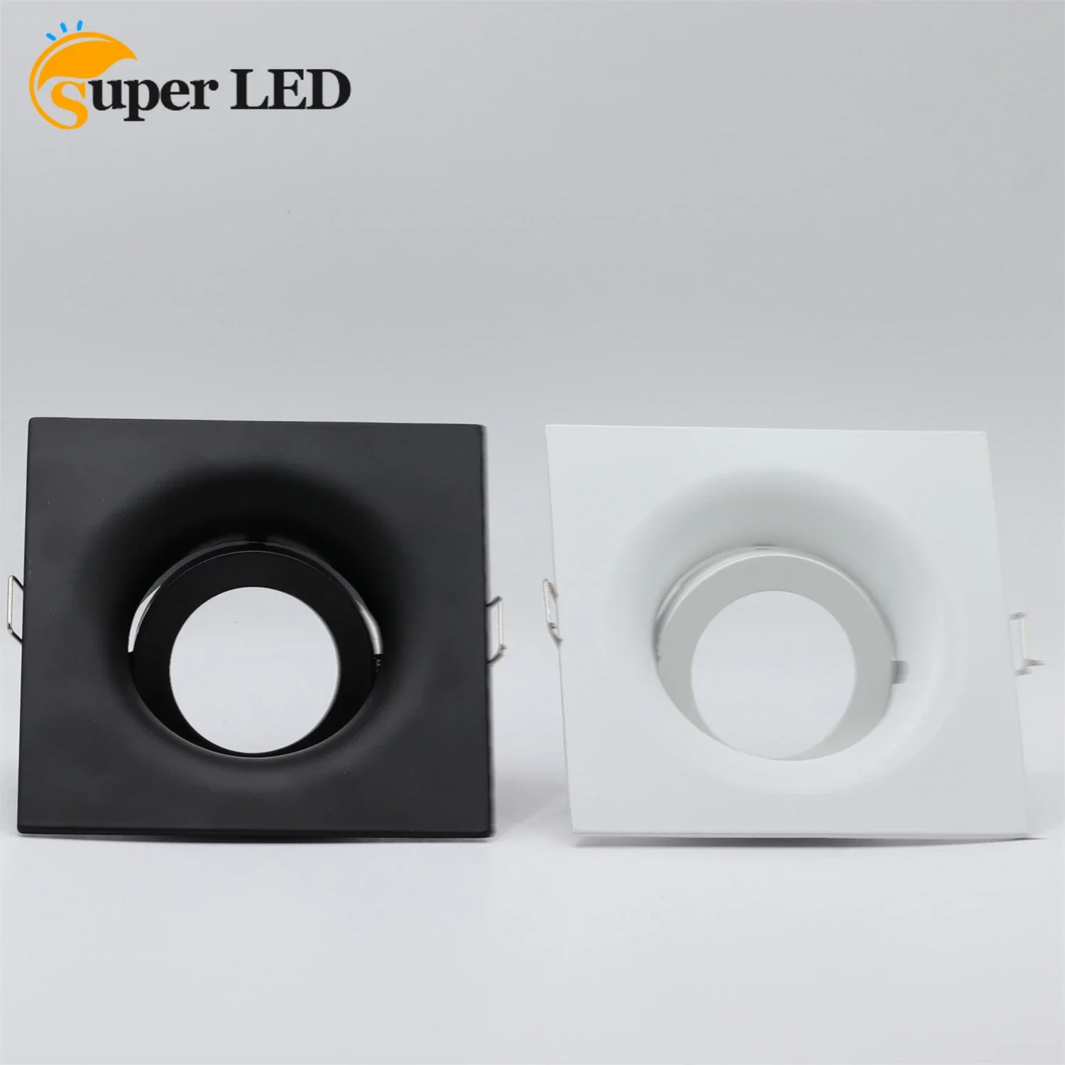 MODERN LED EYEBALL LIGHT CASING GU10 SPOTLIGHT RECESSED DOWNLIGHT FRAME BULB MR16 HOME DECOR Lamp