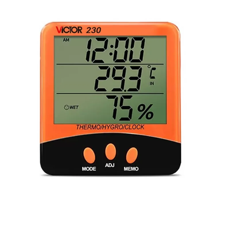 

230 Temperature 0 - 50 Degrees Celsius Humidity 30%RH - 90%RH Meter Digital Home Ambient Thermometer Hygrometer