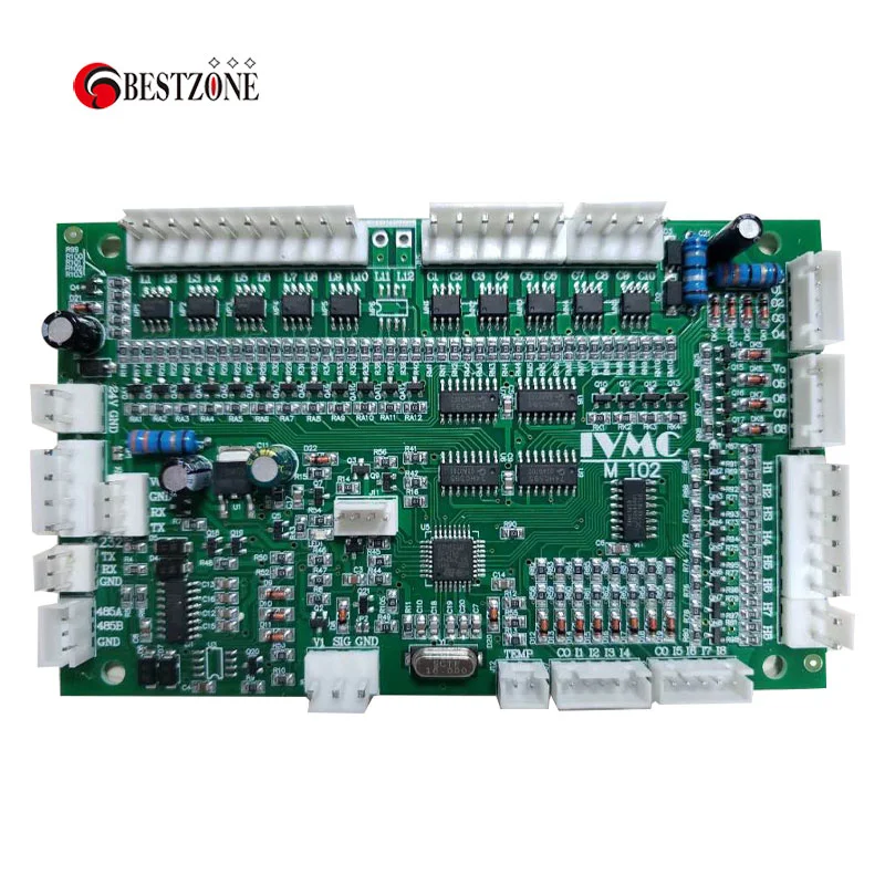 1Pcs IVMC-M102 Driver Board Control Board for Motor Support 100 Motors At Most Can Work With Drop Sensors Vending Machine Parts