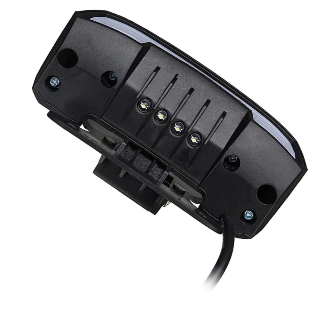 Dynamic Taillights Universal Waterproof Motorcycle Scooter License Plate Lights Tail Rear Brake Stop Double Flash Warning Lamps