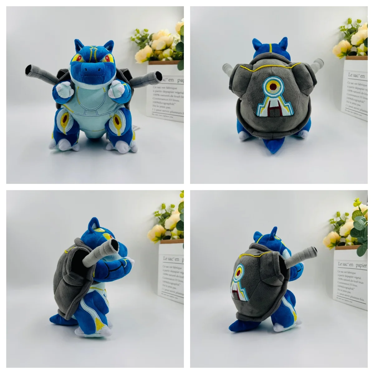 

Аниме Small Million Water Arrow Черепаха Canno Pokemon плюшевая игрушка Peluche украшение на день рождения, Рождественский подарок для детей 21 см