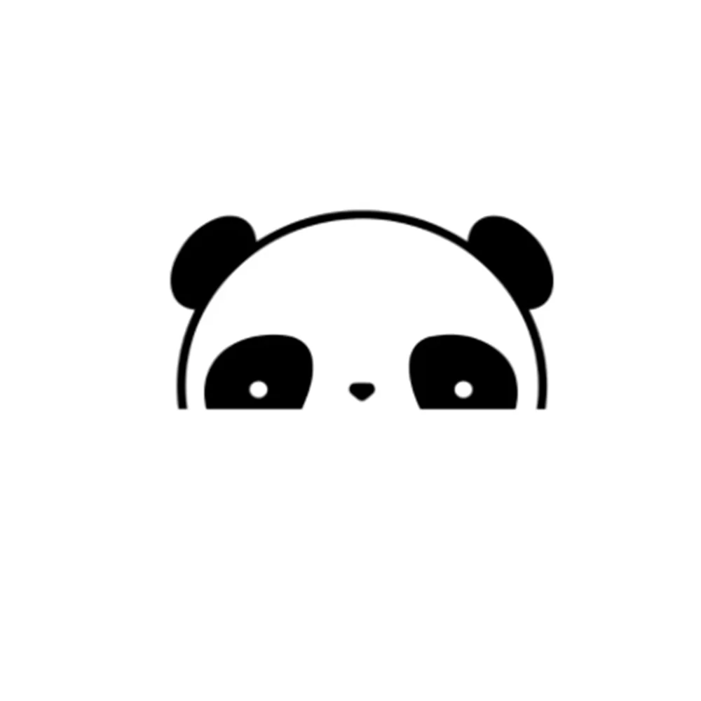 

Cute Panda Baby Design Vinyl Car Sticker Waterproof UV Resistant for Auto Window Bumper Universal Fit Animal Theme