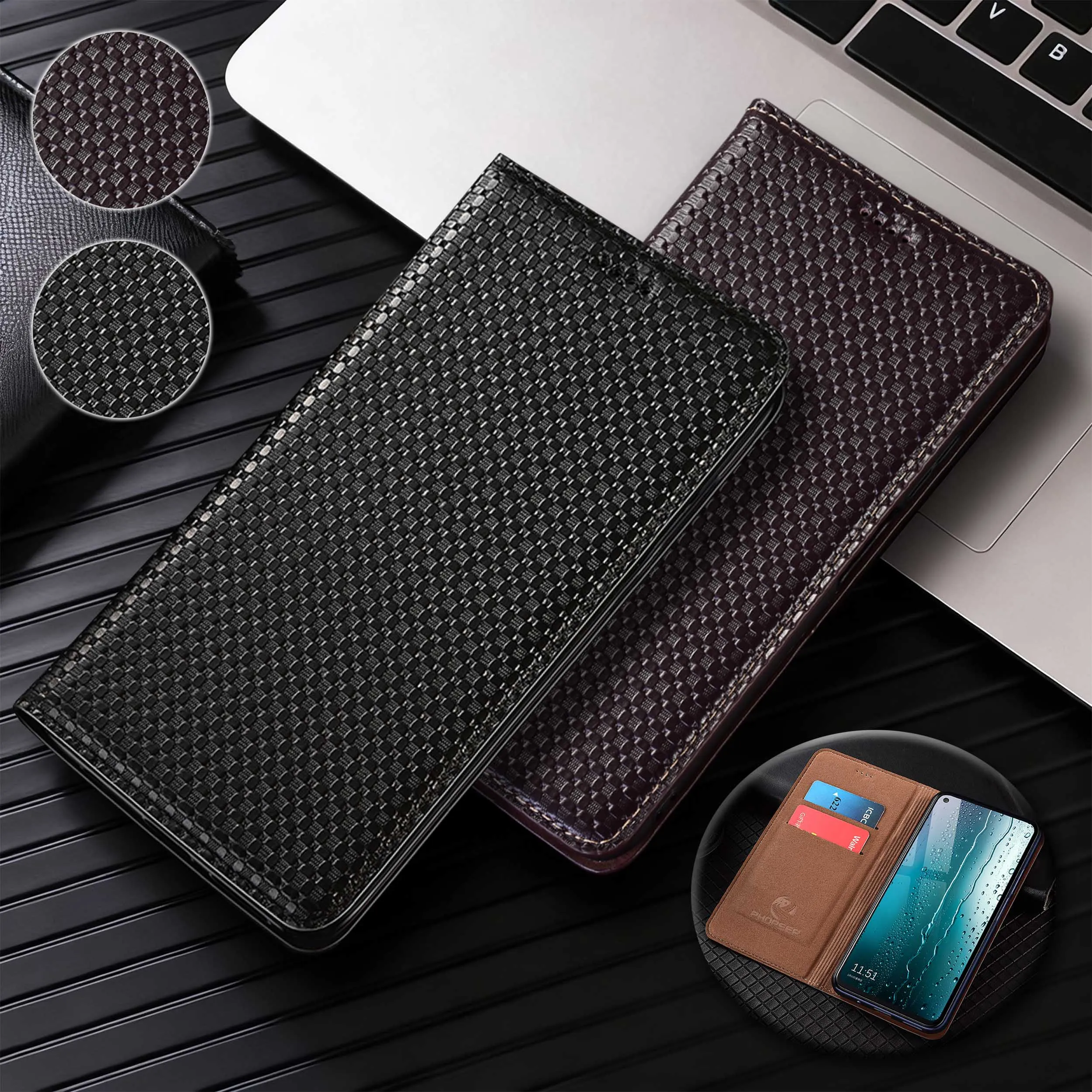 

Для HuaWei Mate 9 10 20 20X 30 40 50 60 70 4G 5G Pro Lite Plus RSR Grass Mat Pattern Натуральная кожа Флип-чехол для телефона из воловьей кожи