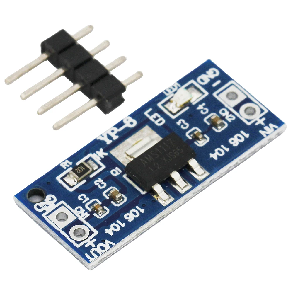 AMS1117 1.2V 1.5V 1.8V 2.5V 3.3V 5V DC-DC Step Down Power Supply Module Power Module for Arduino Bluetooth Raspberry Pi Board