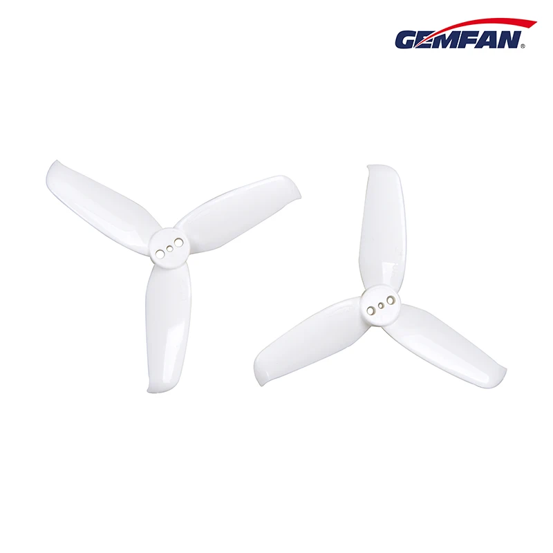 8pcs/lot 4 pair Gemfan Flash 2540 2.5*4mm 2.5 Inch PC 3-blade Propeller for 95-130mm Frame 1105 Motor for RC Racer Racing Drone