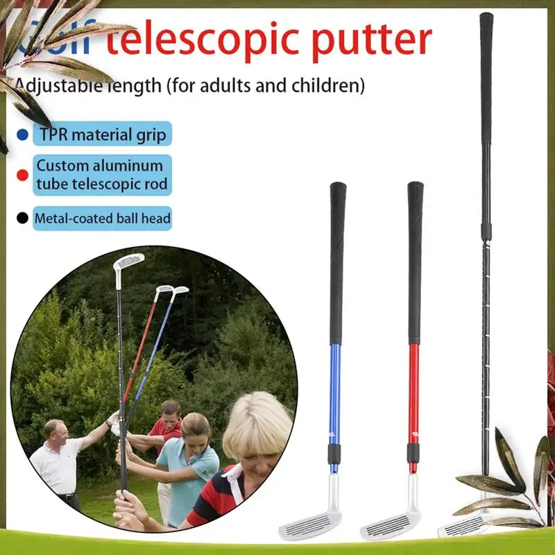 

Golf Putter Two-Section Detachable Putter Golf Chipping Club Golf Putter For Right Or Left Handed Golfers Use Easy Install Black