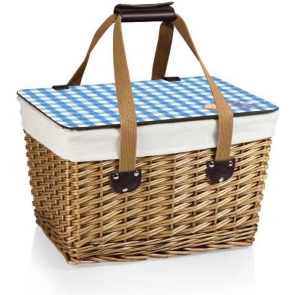 

Disney Pixar Ratatouille Canasta Wicker Picnic Basket with Lid, Small Picnic Basket for 2