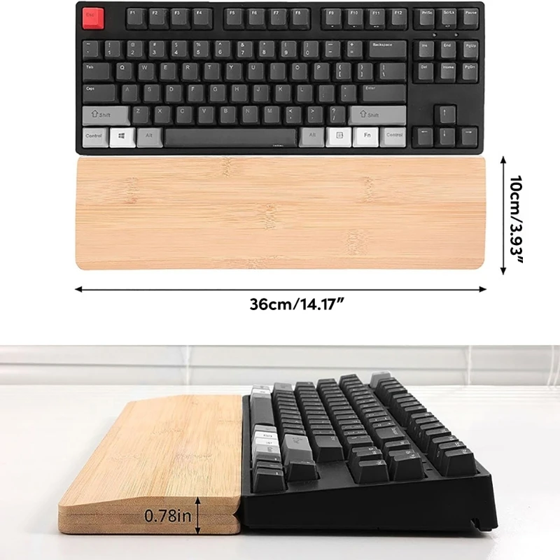 Hỗ trợ bàn phím Giá đỡ cổ tay tích hợp ngăn chứa đồ chống trượt Dropshipping