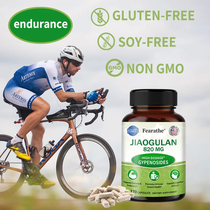 Jiaogulan Capsules - Contains Black Pepper, Balances Immune Health, Promotes Blood Circulation, and Enhances Physical Strength