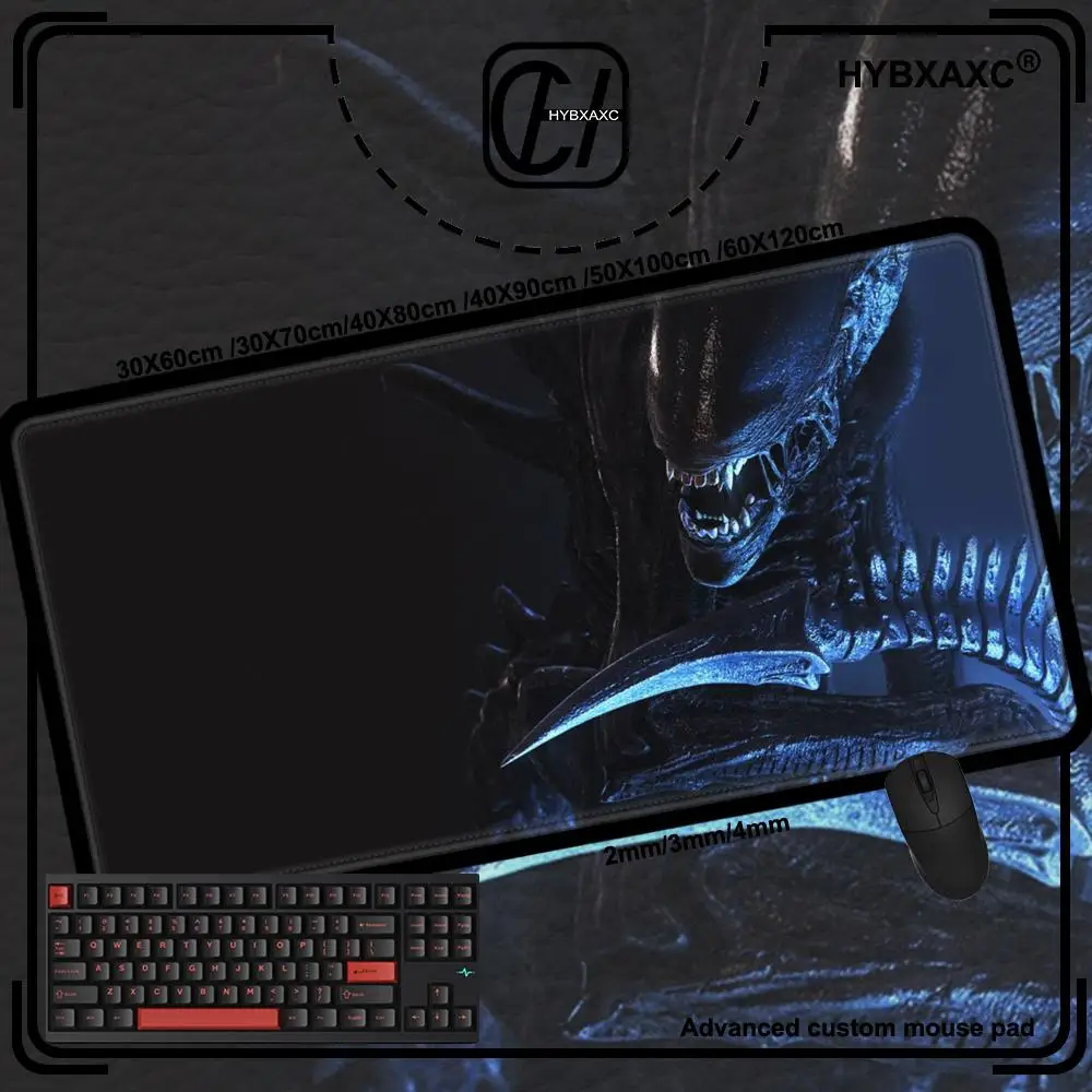 

Коврик для мыши с рисунком хищника, воина, инопланетянина, монстра, персонализированный Настольный коврик для мыши, коврик для мыши, нескользящий мягкий коврик
