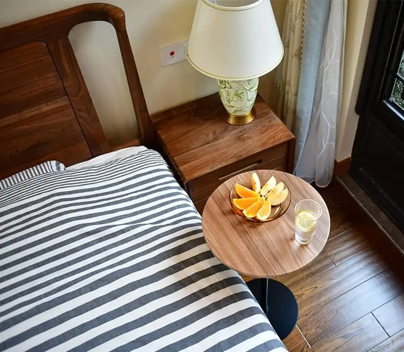 Mesa de bar de 15,75 polegadas, pequena, redonda, altura ajustável, 22,64-33,46 polegadas, mesa lateral multifuncional para pub, bar, jantar, bistrô, café