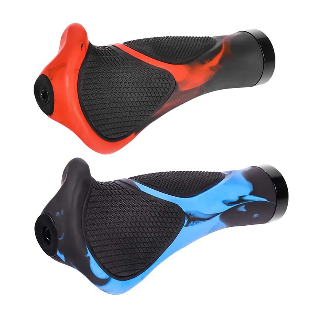 

Bicycle Grip Soft Rubber Bicycle Handlebar Grips Mountain Bike Handle Grip Bike Anti-Slip Handlebar Cover Cycling Handle Bar