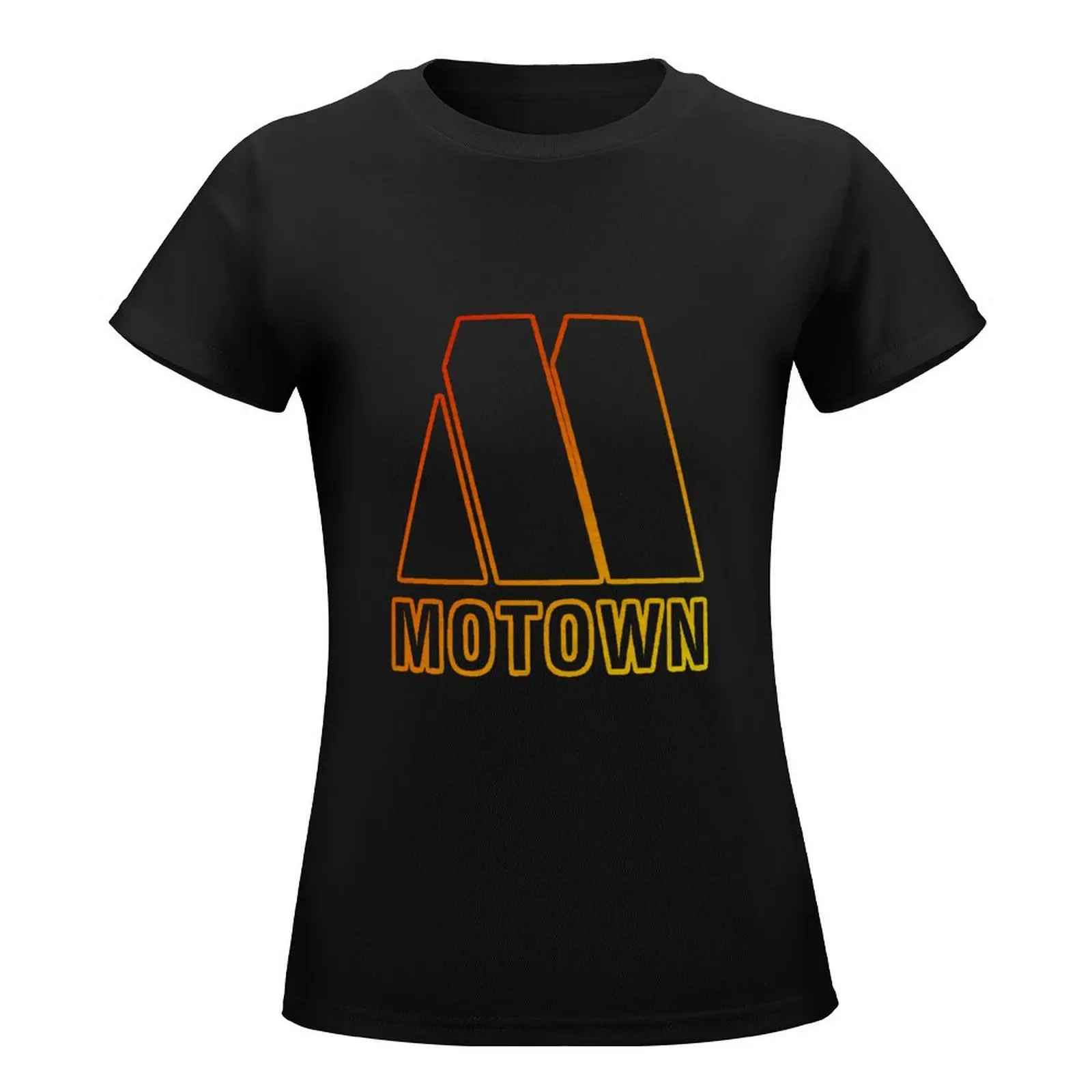 Motown Records - Outlined Logo T-Shirt Short sleeve tee hippie clothes summer clothes Woman T-shirts