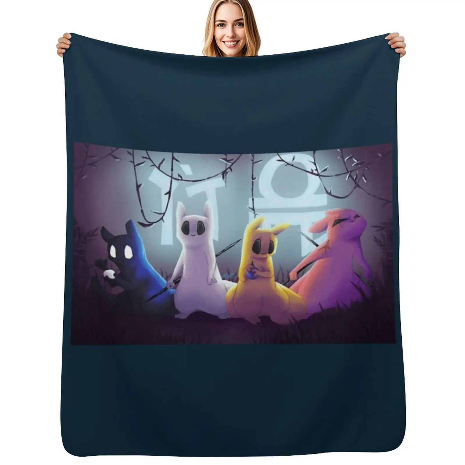 

Slugcats Throw Blanket Camping for babies Polar For Sofa Thin Blankets