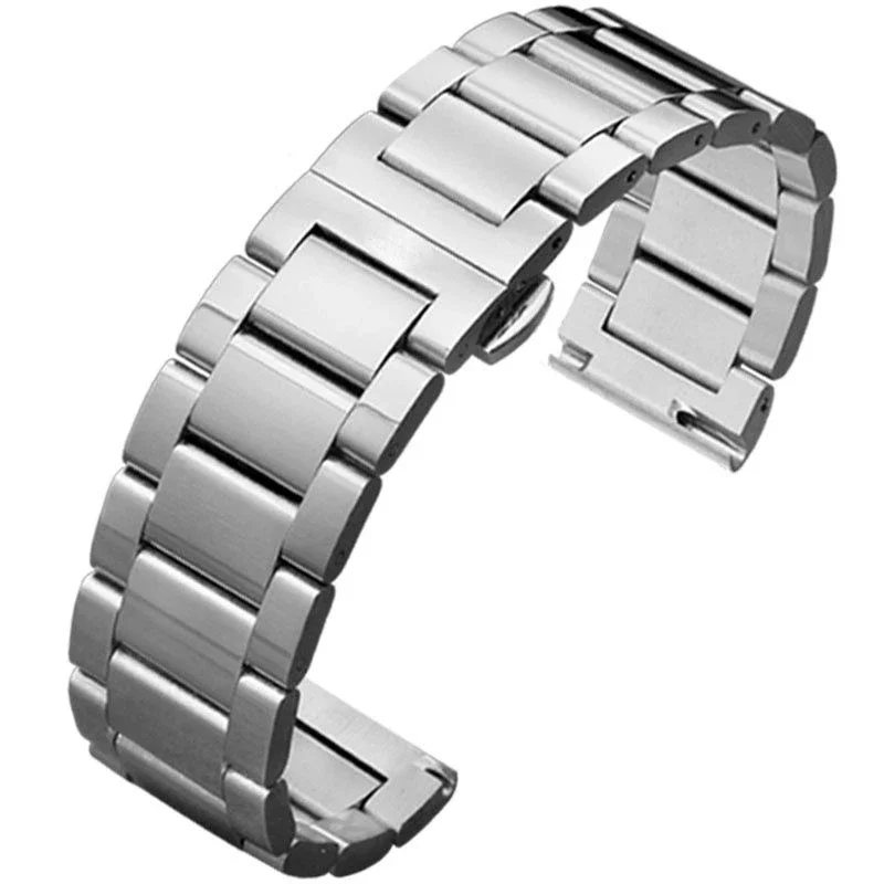 Stainless Steel Watch Strap for Armani Black Warrior Ar60008 1970 2447 Men\'s Comfortable Watch Band Accessories 18 20 22 24mm