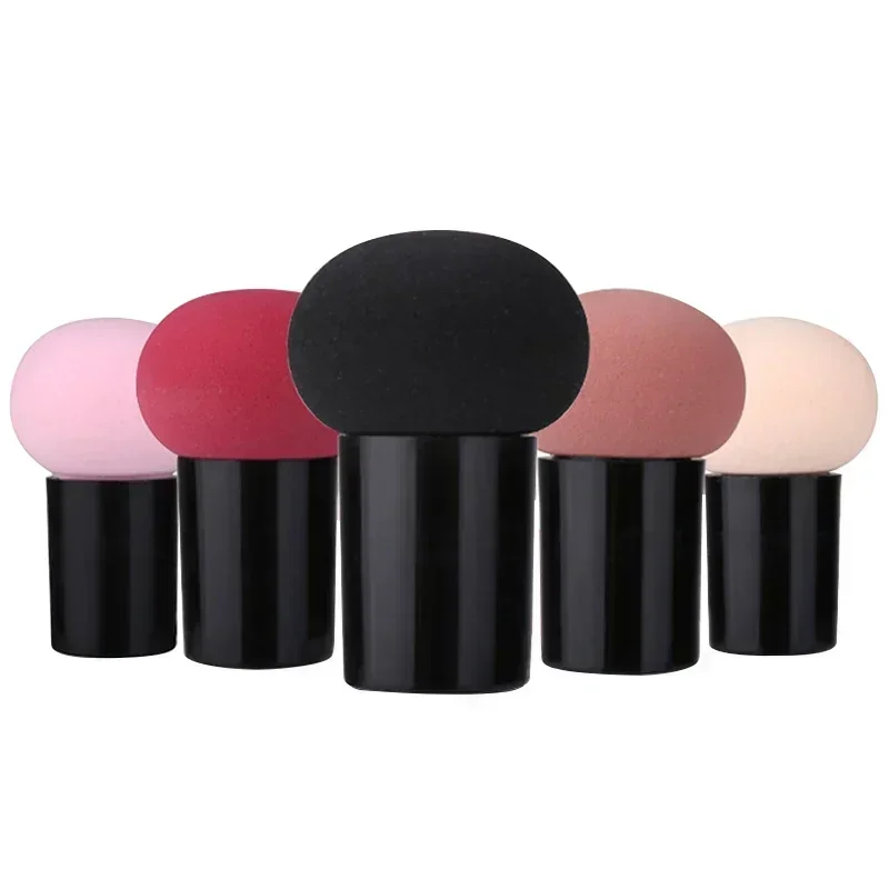 Cosmetic Puff Mushroom Head Foundation Makeup Sponge Powder Puff Smooth Sponge  Multi- Function Dry Wet Beauty Makeup Tool