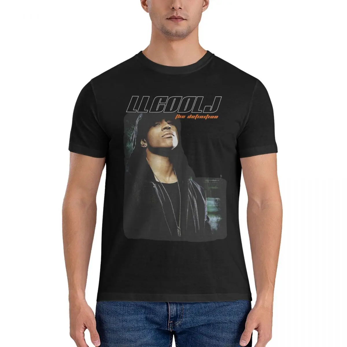 LL COOL J Essential T-Shirt Men rapper Cotton Tee Shirt Round Collar Short Sleeve T Shirts Birthday Tops fugees official-website