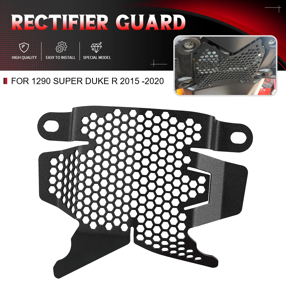 

FOR 1290 Super Duke R 2015 -2018 2019 2020 Pillion Peg Removal Kit Fuel Tank Cover Guard Fuel Tank Protection Net Tank Grille