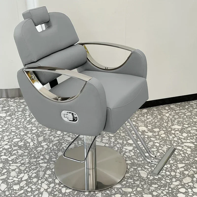 

Luxury Makeup Chair Siege Barber Cut Hair Spa Pedicure Cover Leather Salon Professional Hairdressing Multifunctional Beauty Man