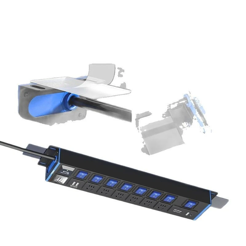 

Special power strip for plug in cabinet Independent switch Fish tank Sub control digital display