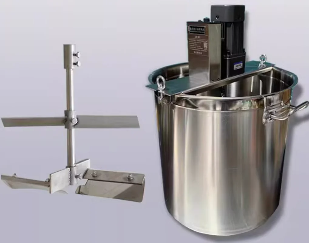 5-10KG Small Automatic Hot Pot Bottom Frying Machine Bean Paste Pepper Mixed Meat Food Cooking Mixer Jam Sauce Chili Sauce