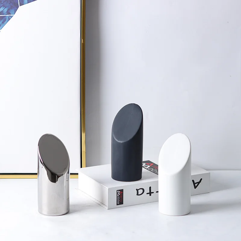 حرف خزفية هندسية متعددة السطوح متعددة الألوان، زخارف فاخرة خفيفة نورديك، المنزل، غرفة النوم، الدراسة، الديكور الجمالي