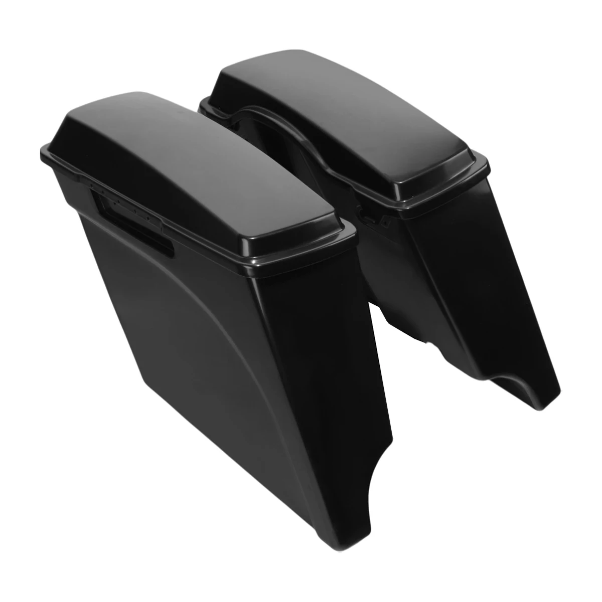 Motorcycle Hard Saddlebags Stretched Extended With Lids For Harley Touring Road King Glide Electra Street Road Glide 1993-2013