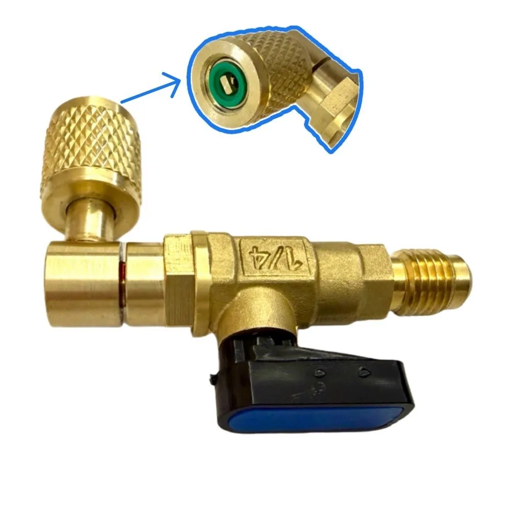 For Leak Testing Brass Ball Valve 90 Degree Valve High Durability Brass Leak Prevention Design For Residential HVAC Units